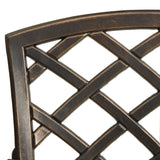 3 Piece Bistro Set Cast Aluminium