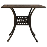 3 Piece Bistro Set Cast Aluminium