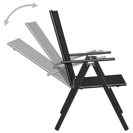 5 Piece Garden Dining Set Aluminium