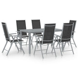 5 Piece Garden Dining Set Aluminium