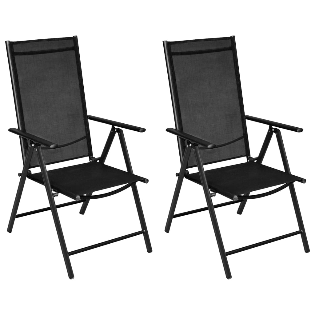 3 Piece Bistro Set Aluminium And Textilene