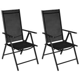 3 Piece Bistro Set Aluminium And Textilene