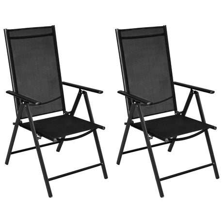 3 Piece Bistro Set Aluminium And Textilene