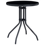 3 Piece Bistro Set Aluminium And Textilene