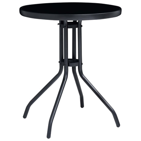 3 Piece Bistro Set Aluminium And Textilene