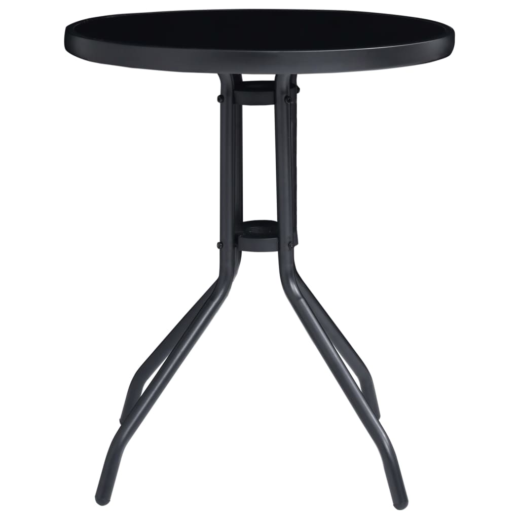 3 Piece Bistro Set Aluminium And Textilene
