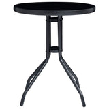 3 Piece Bistro Set Aluminium And Textilene