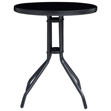 3 Piece Bistro Set Aluminium And Textilene