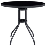 5 Piece Garden Dining Set Aluminium And Textilene