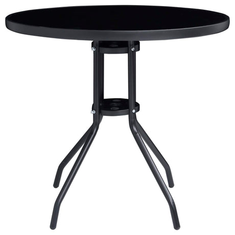 5 Piece Garden Dining Set Aluminium And Textilene