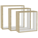 Wall Cube Shelves 3 Pcs