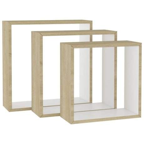 Wall Cube Shelves 3 Pcs