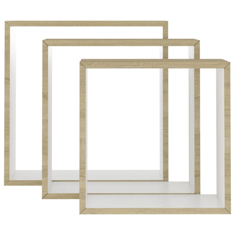 Wall Cube Shelves 3 Pcs