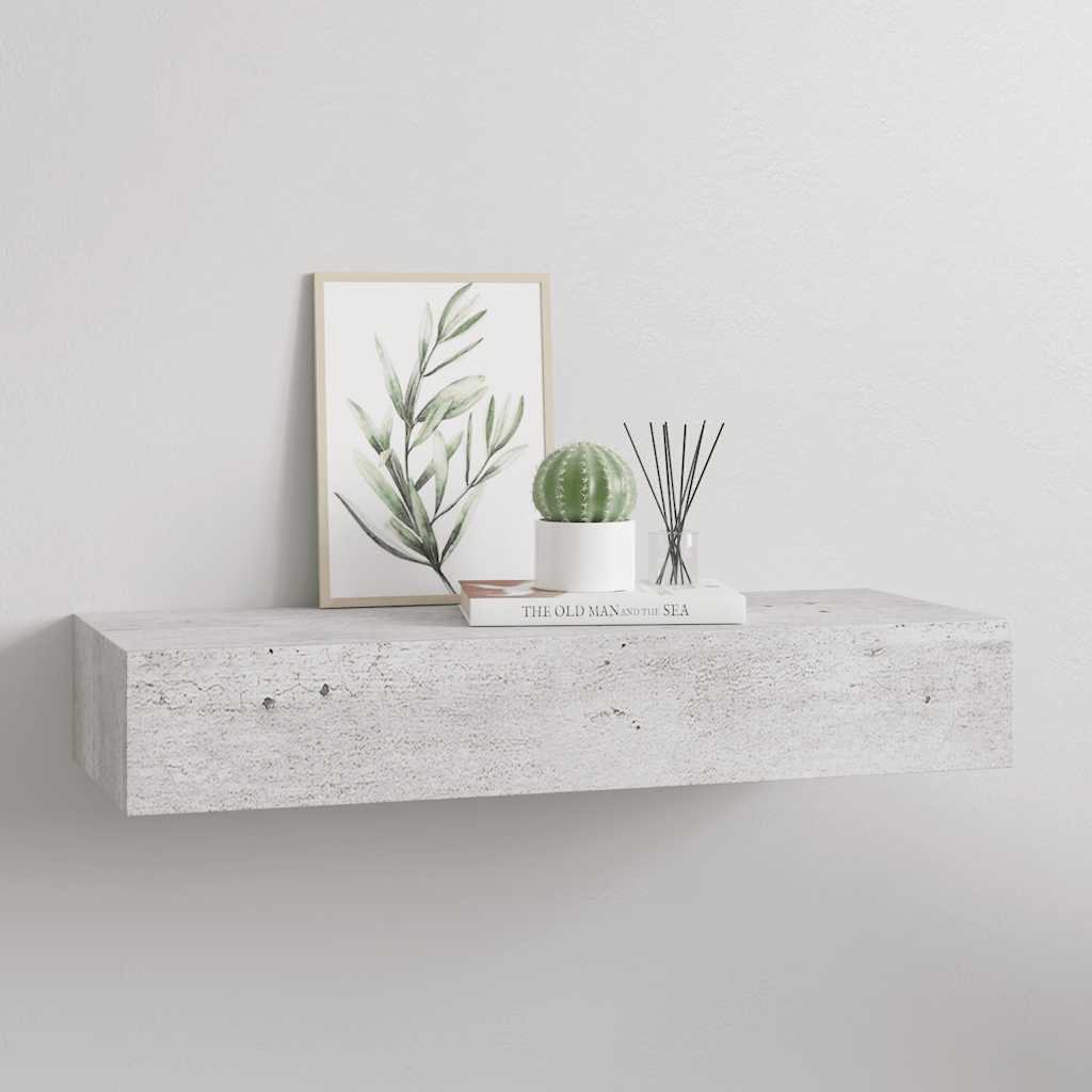 Wall-Mounted Drawer Shelf 40X23.5X10Cm Mdf