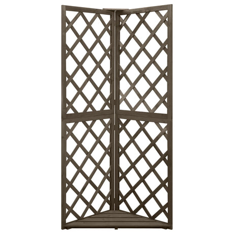 Corner Trellis 50X50X145 Cm Solid Fir Wood