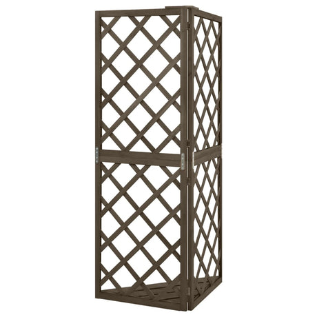 Corner Trellis 50X50X145 Cm Solid Fir Wood