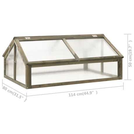 Greenhouse 114X80X50 Cm Firwood