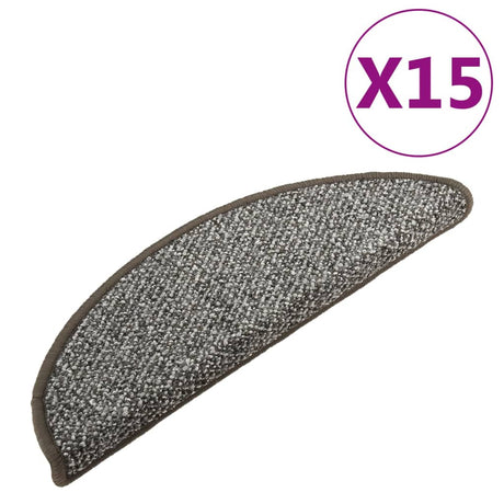 Carpet Stair Treads 15 Pcs 56X17X3 Cm
