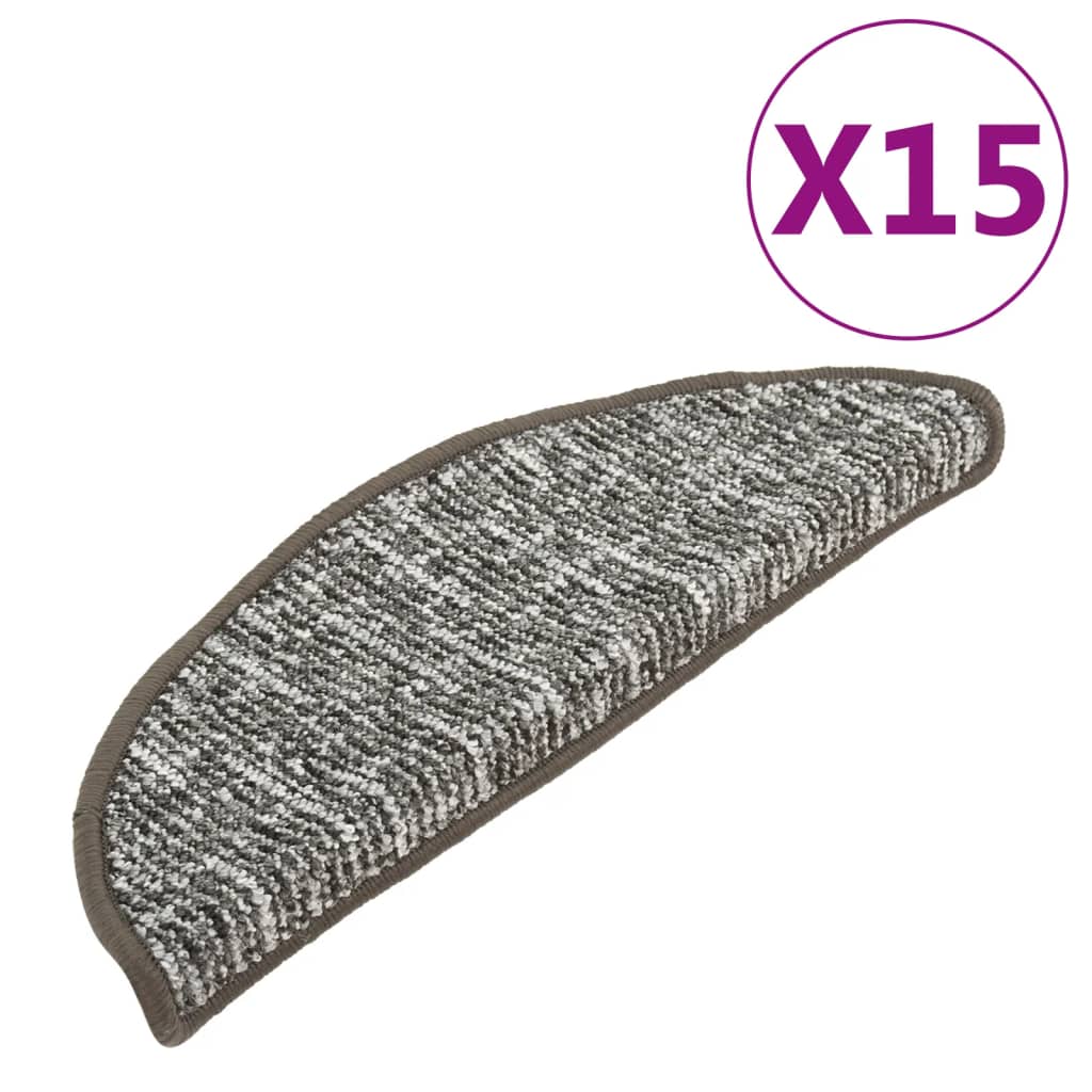 Carpet Stair Treads 15 Pcs 65X21X4 Cm