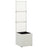Trellis Raised Bed With 3 Pots Poly Rattan