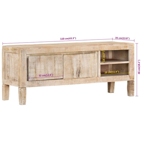Tv Cabinet Solid Wood Mango