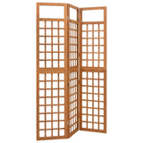 3-Panel Room Divider/Trellis Solid Fir Wood 121X180.5 Cm