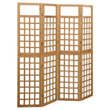 3-Panel Room Divider/Trellis Solid Fir Wood 121X180.5 Cm