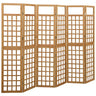 3-Panel Room Divider/Trellis Solid Fir Wood 121X180.5 Cm
