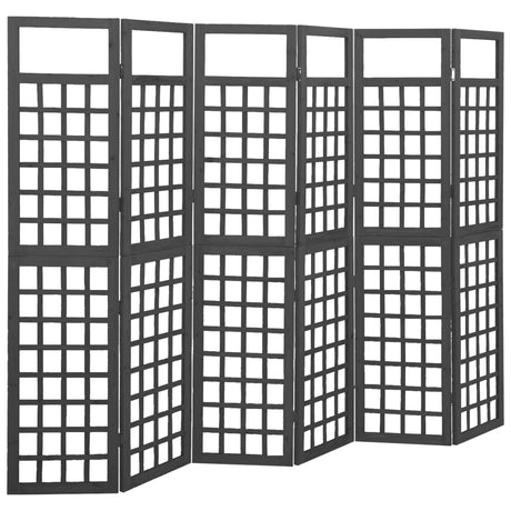 3-Panel Room Divider/Trellis Solid Fir Wood 121X180.5 Cm