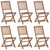 Folding Outdoor Chairs 2 Pcs Solid Acacia Wood