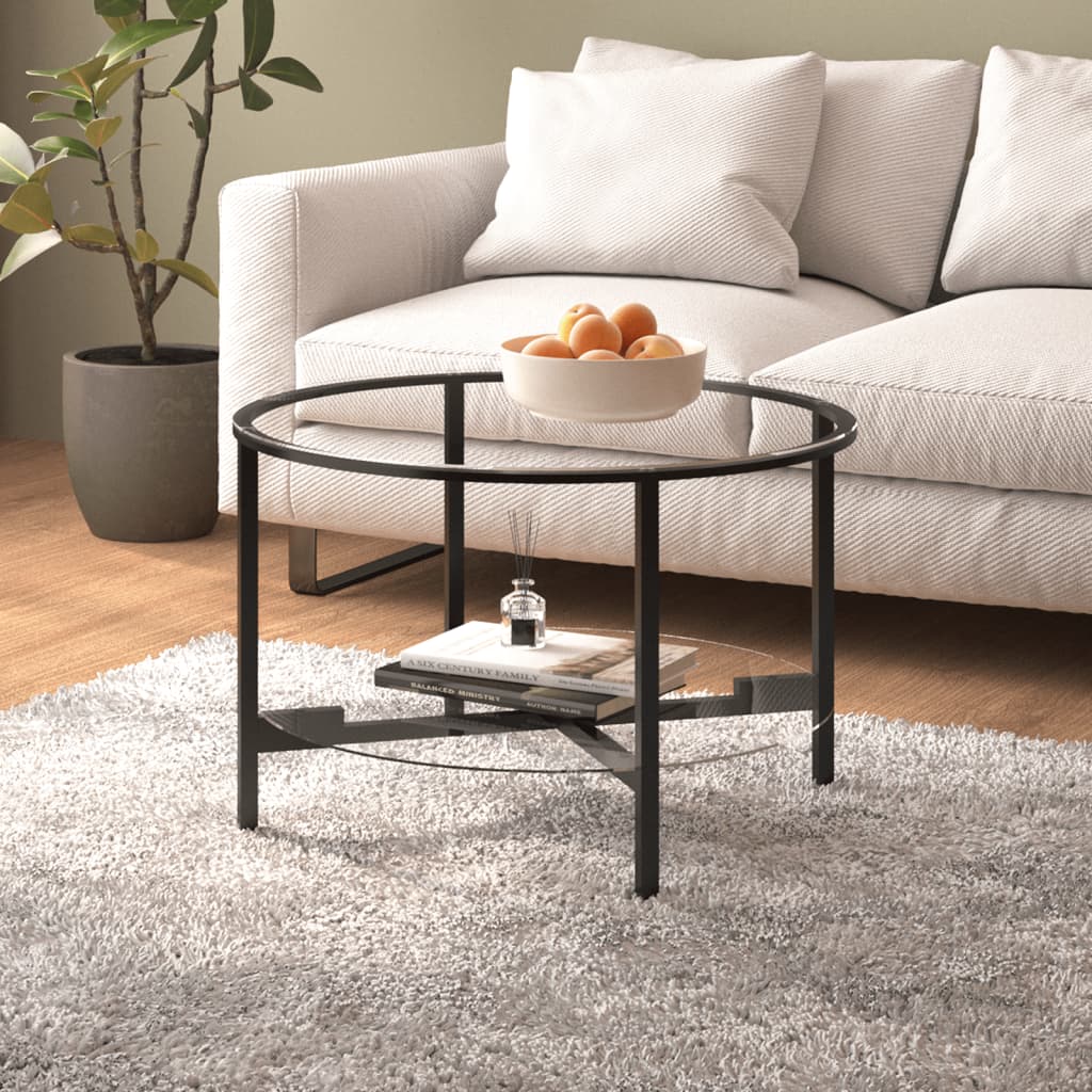 Tea Table 70 Cm Tempered Glass