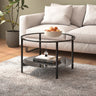 Tea Table 70 Cm Tempered Glass