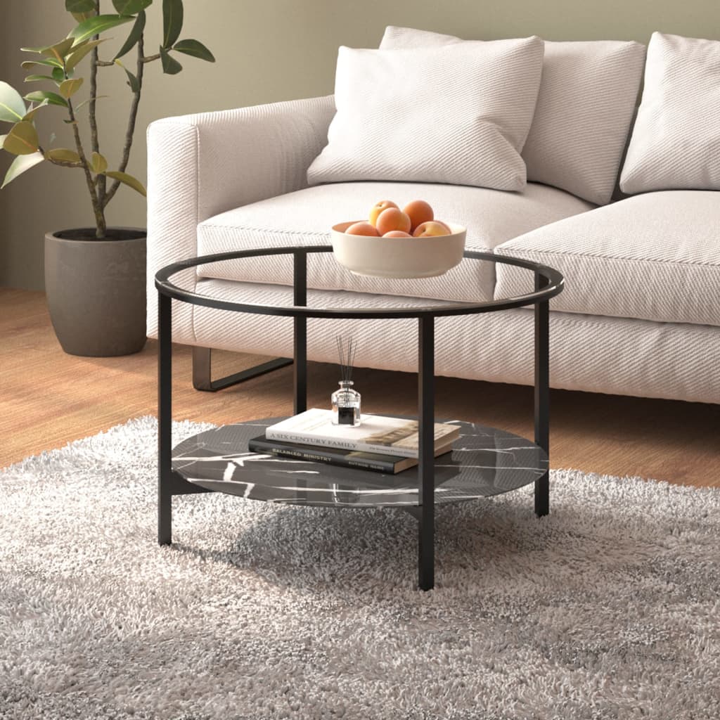Tea Table 70 Cm Tempered Glass