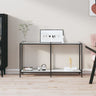 Console Table White 160X35X75.5 Cm Tempered Glass
