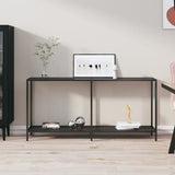 Console Table White 160X35X75.5 Cm Tempered Glass