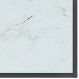 Console Table White 160x35x75.5 cm Tempered Glass