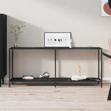 Console Table White 160X35X75.5 Cm Tempered Glass