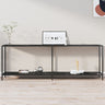 Console Table White 160X35X75.5 Cm Tempered Glass