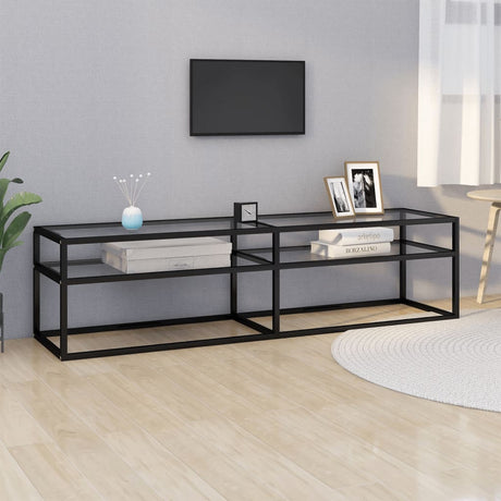 Tv Cabinet 160X40X40.5 Cm Tempered Glass