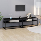 Tv Cabinet 160X40X40.5 Cm Tempered Glass