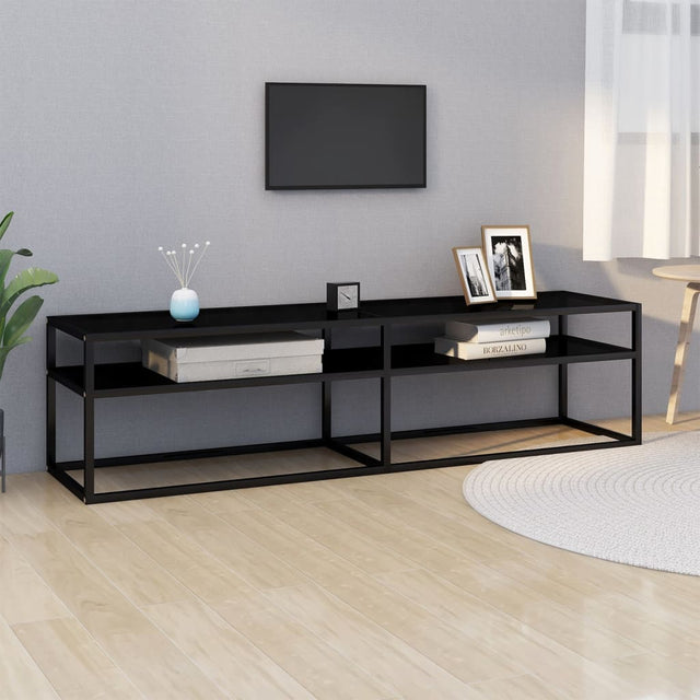 Tv Cabinet 160X40X40.5 Cm Tempered Glass