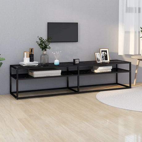 Tv Cabinet 160X40X40.5 Cm Tempered Glass