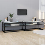 Tv Cabinet 160X40X40.5 Cm Tempered Glass