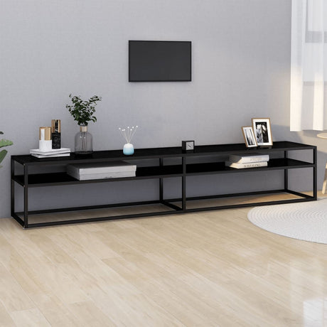 Tv Cabinet 160X40X40.5 Cm Tempered Glass