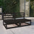 Garden 2-Seater Sofa Solid Pinewood