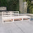 3 Piece Garden Lounge Set Solid Pinewood