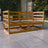 Garden 2-Seater Sofa Solid Pinewood