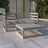 3 Piece Garden Lounge Set Solid Pinewood