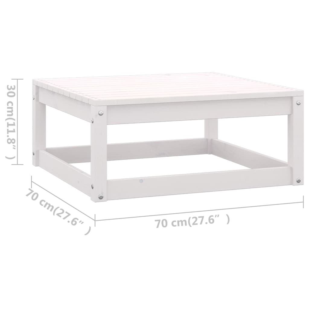 5 Piece Garden Lounge Set Solid Pinewood