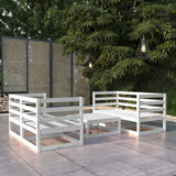 5 Piece Garden Lounge Set Solid Pinewood